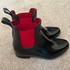 RALPH LAUREN — short rain boots